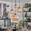 Koyoto Lampada a sfera, Lampada a sospensione a cluster Ambrato, 4-Luci