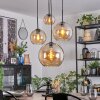 Koyoto Lampada a sfera, Lampada a sospensione a cluster Ambrato, 4-Luci