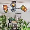 Koyoto Plafoniera, Lampada a sfera 78 cm Blu, Verde, Ramato, 6-Luci