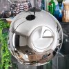 Koyoto Lampadario a sospensione, Lampada a sfera, Lampada a sospensione a cluster Ambrato, Cromo, Chiaro, Grigio fumo, 4-Luci