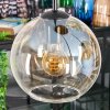 Koyoto Lampadario a sospensione, Lampada a sfera, Lampada a sospensione a cluster Ambrato, Chiaro, 4-Luci