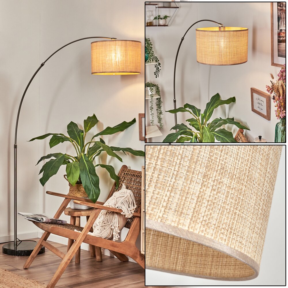 Sabadim Lampada da terra Nichel opaco, Nero, 1-Luce main product photo