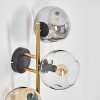 Ripoll Lampada a sfera, Applique Oro, Nero, 3-Luci