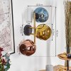 Ripoll Lampada a sfera, Applique Oro, Nero, 3-Luci