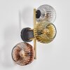Ripoll Lampada a sfera, Applique Oro, Nero, 3-Luci
