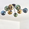 Ripoll Plafoniera, Lampada a sfera Blu, Oro, Verde, 8-Luci