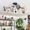 Koyoto Plafoniera, Lampada a sfera 89 cm Ambrato, Chiaro, Grigio fumo, 12-Luci