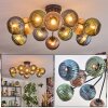 Koyoto Plafoniera, Lampada a sfera 89 cm Blu, Verde, Ramato, 12-Luci