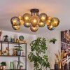 Koyoto Plafoniera, Lampada a sfera 89 cm Blu, Verde, Ramato, 12-Luci
