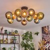 Koyoto Plafoniera, Lampada a sfera 89 cm Blu, Verde, Ramato, 12-Luci
