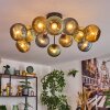Koyoto Plafoniera, Lampada a sfera 89 cm Blu, Oro, Verde, 12-Luci