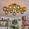 Ripoll Plafoniera, Lampada a sfera Blu, Oro, Verde, 12-Luci