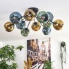 Ripoll Plafoniera, Lampada a sfera Blu, Oro, Verde, 12-Luci