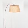 Cavaca Lampada da terra Nichel opaco, Nero, 1-Luce