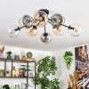 Koyoto Plafoniera, Lampada a sfera 85 cm Ambrato, Chiaro, Grigio fumo, 8-Luci Koyoto Plafoniera, Lampada a sfera 85 cm Ambrato, Chiaro, Grigio fumo, 8-Luci