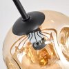 Ripoll Plafoniera, Lampada a sfera Ambrato, Chiaro, Grigio fumo, 10-Luci