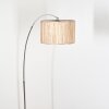 Bongal Lampada da terra Cromo, Nero, 1-Luce