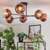 Koyoto Plafoniera, Lampada a sfera 78 cm Chiaro, Ramato, 6-Luci