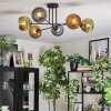 Koyoto Plafoniera, Lampada a sfera 78 cm Blu, Oro, Verde, 6-Luci