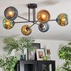 Koyoto Plafoniera, Lampada a sfera 78 cm Blu, Oro, Verde, 6-Luci