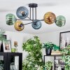 Koyoto Plafoniera, Lampada a sfera 78 cm Blu, Oro, Verde, 6-Luci