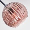 Koyoto Plafoniera, Lampada a sfera 80 cm Blu, Oro, Ramato, 6-Luci
