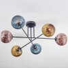 Koyoto Plafoniera, Lampada a sfera 80 cm Blu, Oro, Ramato, 6-Luci