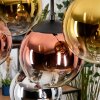 Gastor Lampadario a sospensione, Lampada a sfera, Lampada a sospensione Cromo, Oro, Chiaro, Ramato, Grigio fumo, 8-Luci
