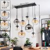 Gastor Lampadario a sospensione, Lampada a sfera, Lampada a sospensione Ambrato, Chiaro, Grigio fumo, 8-Luci Gastor Lampadario a sospensione, Lampada a sfera, Lampada a sospensione Ambrato, Chiaro, Grigio fumo, 8-Luci