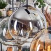Koyoto Lampadario a sospensione, Lampada a sfera, Lampada a sospensione Ambrato, Chiaro, Grigio fumo, 6-Luci