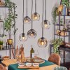Ripoll Lampadario a sospensione, Lampada a sfera, Lampada a sospensione Ambrato, Chiaro, Grigio fumo, 6-Luci