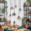 Ripoll Lampadario a sospensione, Lampada a sfera, Lampada a sospensione Ambrato, Chiaro, Grigio fumo, 6-Luci