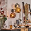 Ripoll Lampada a sfera, Applique Oro, Nero, 3-Luci