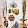 Ripoll Lampada a sfera, Applique Oro, Nero, 3-Luci