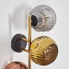Ripoll Lampada a sfera, Applique Oro, Nero, 3-Luci