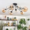 Koyoto Plafoniera, Lampada a sfera 81 cm Ambrato, Chiaro, 10-Luci