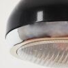 Foverup Lampadario a sospensione Cromo, Nero, 1-Luce