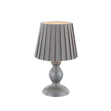 Globo Lampada da tavolo Grigio, 1-Luce