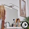 Morges Lampada da specchio LED Cromo, Bianco, 1-Luce