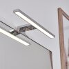 Morges Lampada da specchio LED Cromo, Bianco, 1-Luce