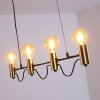 Gnarp Lampada a Sospensione Nero-Oro, 4-Luci Gnarp Lampada a Sospensione Nero-Oro, 4-Luci