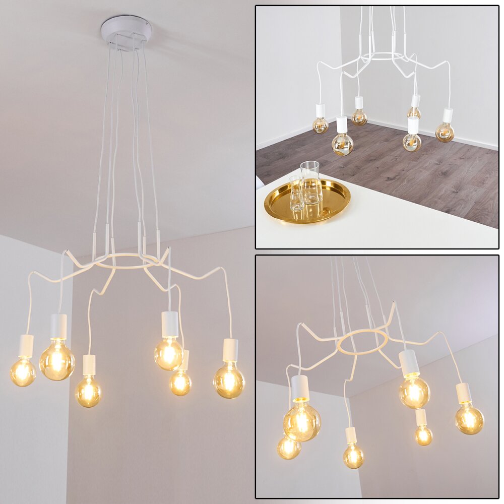 Cuyama Lampadario a sospensione Bianco, 6-Luci main product photo
