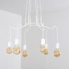 Cuyama Lampadario a sospensione Bianco, 6-Luci