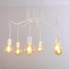 Cuyama Lampadario a sospensione Bianco, 6-Luci