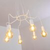 Cuyama Lampadario a sospensione Bianco, 6-Luci