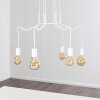 Cuyama Lampadario a sospensione Bianco, 6-Luci