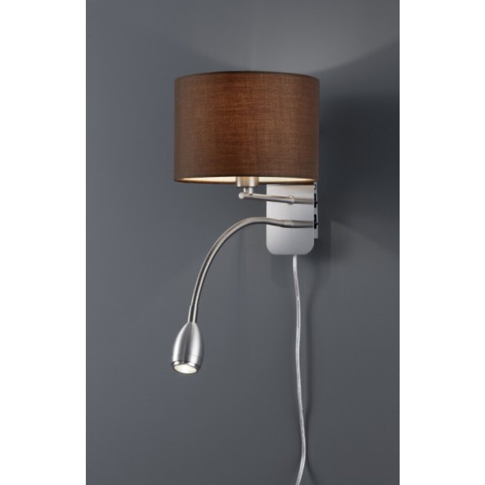 Trio 2711 Applique LED Cromo, Nichel opaco, 2-Luci main product photo