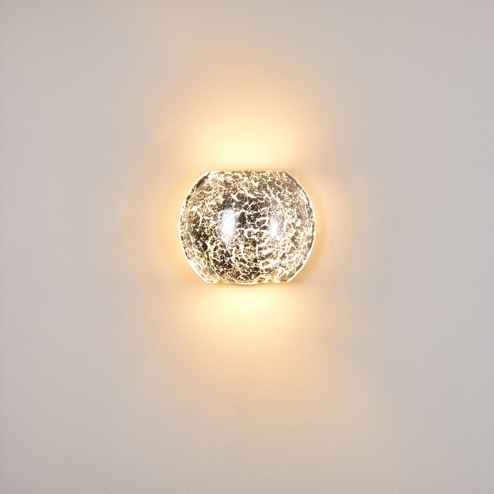 Concha Applique Bianco, 1-Luce