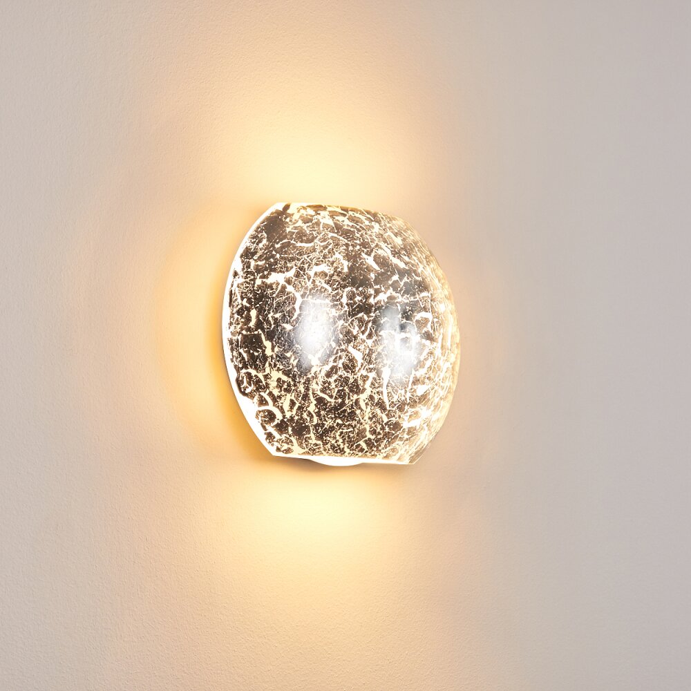 Concha Applique Bianco, 1-Luce