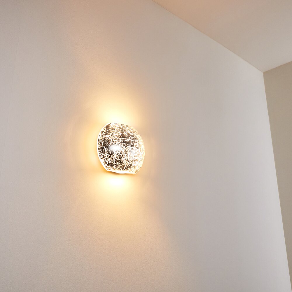 Concha Applique Bianco, 1-Luce